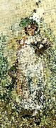 Carl Larsson min salig hustru oil painting